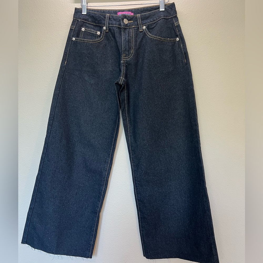 Edikted Dark Blue Denim Pants
